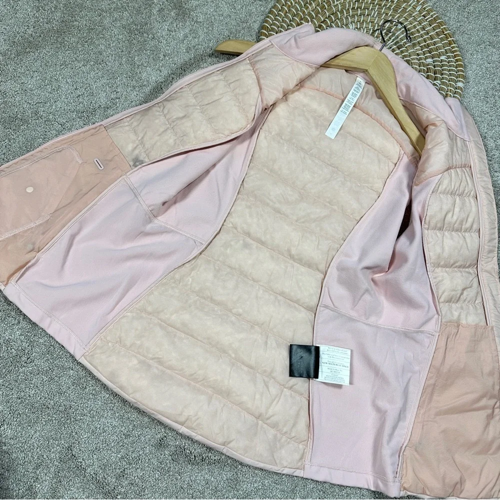 Lululemon Women’s Goose Down Feathers for It All Vest Full Zip in Pink Mist 6